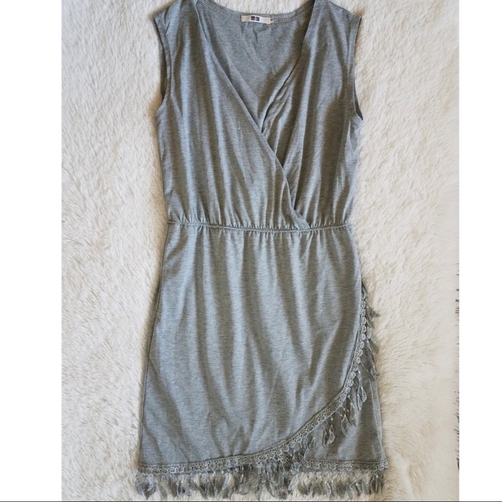 Uniqulo Dress with Fringe